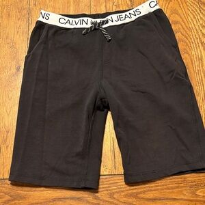 Calvin Klein Black Lounge Shorts